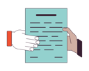 پیش‌نمایش فایل hand-gives-document-9793718 از پک مشاغل خلاق