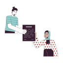 پیش‌نمایش فایل man-give-document-to-woman-9793744 از پک مشاغل خلاق
