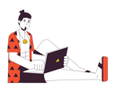 پیش‌نمایش فایل man-with-laptop-9793723 از پک مشاغل خلاق