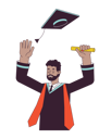 پیش‌نمایش فایل african-american-male-student-with-diploma-graduation-9794247 از پک دانش‌آموزان و لوازم دانشگاه