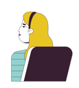 پیش‌نمایش فایل caucasian-young-female-student-sitting-in-chair-9794221 از پک دانش‌آموزان و لوازم دانشگاه