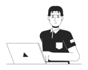 پیش‌نمایش فایل asian-student-typing-on-laptop-9794284 از پک دانش‌آموزان و لوازم دانشگاه