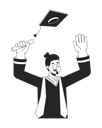 پیش‌نمایش فایل european-male-graduate-throwing-graduation-cap-9794342 از پک دانش‌آموزان و لوازم دانشگاه