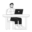 پیش‌نمایش فایل adult-man-working-on-laptop-at-office-9908959 از پک تنوع در محیط کار