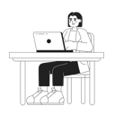 پیش‌نمایش فایل female-supervisor-working-on-laptop-9908972 از پک تنوع در محیط کار