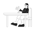 پیش‌نمایش فایل girl-sitting-at-desk-9908971 از پک تنوع در محیط کار