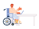 پیش‌نمایش فایل bearded-wheelchair-man-on-laptop-9908906 از پک تنوع در محیط کار