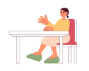 پیش‌نمایش فایل girl-sitting-at-desk-9908905 از پک تنوع در محیط کار