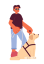 پیش‌نمایش فایل guide-dog-for-blind-man-9908916 از پک تنوع در محیط کار