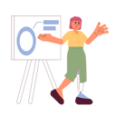 پیش‌نمایش فایل prosthetic-leg-woman-presenting-diagram-whiteboard-9908903 از پک تنوع در محیط کار