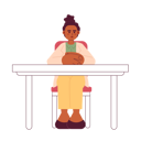 پیش‌نمایش فایل serious-female-boss-with-hands-folded-on-desk-9908907 از پک تنوع در محیط کار