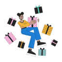 پیش‌نمایش فایل african-american-birthday-girl-receiving-gifts-9908274 از پک جمعه سیاه