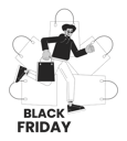 پیش‌نمایش فایل black-friday-shopping-bags-retail-9908415 از پک جمعه سیاه