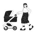 پیش‌نمایش فایل mother-pushing-baby-stroller-9925947 از پک والدگری