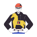 پیش‌نمایش فایل man-holding-trojan-horse-9921956 از پک جرایم سایبری