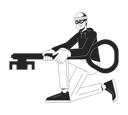 پیش‌نمایش فایل man-in-mask-holding-key-9923942 از پک جرایم سایبری