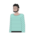 پیش‌نمایش فایل beard-eyeglasses-man-standing-10079377 از پک آواتار چندفرهنگی