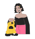 پیش‌نمایش فایل girl-latina-petting-domestic-kitten-10079373 از پک آواتار چندفرهنگی