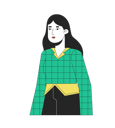 پیش‌نمایش فایل long-hair-caucasian-woman-posing-10079352 از پک آواتار چندفرهنگی