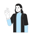 پیش‌نمایش فایل long-haired-asian-man-victory-sign-10079395 از پک آواتار چندفرهنگی