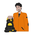 پیش‌نمایش فایل middle-eastern-teen-boy-petting-cat-10079378 از پک آواتار چندفرهنگی