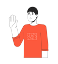 پیش‌نمایش فایل normal-japanese-guy-waving-shyly-10079394 از پک آواتار چندفرهنگی