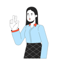 پیش‌نمایش فایل peace-sign-girl-asian-with-long-straight-hair-10079400 از پک آواتار چندفرهنگی