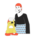 پیش‌نمایش فایل short-haired-caucasian-woman-petting-cat-head-10079353 از پک آواتار چندفرهنگی