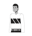 پیش‌نمایش فایل african-american-short-haired-young-man-standing-10112803 از پک آواتارها چندقومیتی