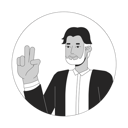 پیش‌نمایش فایل forties-mid-age-man-peace-sign-hand-10112872 از پک آواتارها چندقومیتی