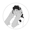 پیش‌نمایش فایل headphones-lady-latin-american-10112878 از پک آواتارها چندقومیتی