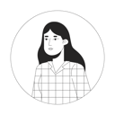 پیش‌نمایش فایل long-hair-caucasian-woman-posing-10112859 از پک آواتارها چندقومیتی