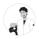 پیش‌نمایش فایل middle-eastern-teen-boy-petting-cat-10112885 از پک آواتارها چندقومیتی