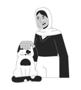 پیش‌نمایش فایل muslim-hijab-woman-petting-cat-head-10112829 از پک آواتارها چندقومیتی