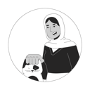 پیش‌نمایش فایل muslim-hijab-woman-petting-cat-head-10112890 از پک آواتارها چندقومیتی