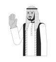 پیش‌نمایش فایل saudi-arabian-man-waving-happy-10112820 از پک آواتارها چندقومیتی