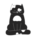پیش‌نمایش فایل sleepy-cat-squinting-eyes-10112850 از پک آواتارها چندقومیتی