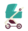 پیش‌نمایش فایل baby-carriage-on-wheels-10119511 از پک والدین با کودکان