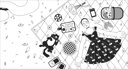 پیش‌نمایش فایل blanket-picnic-girl-cat-10196665 از پک والپیپر‌ها لوفای