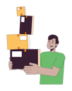 پیش‌نمایش فایل guy-carrying-unsteady-cardboard-boxes-10312378 از پک خانه اسباب‌کشی بسته‌بندی