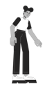 پیش‌نمایش فایل american-young-woman-pointing-down-10312405 از پک خانه اسباب‌کشی بسته‌بندی