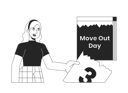 پیش‌نمایش فایل man-holding-parcel-cardboard-box-10312401 از پک خانه اسباب‌کشی بسته‌بندی