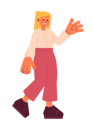پیش‌نمایش فایل caucasian-friendly-woman-waving-hand-10330847 از پک ارائه و کنفرانس