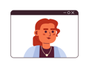 پیش‌نمایش فایل video-call-hispanic-adult-woman-10330842 از پک ارائه و کنفرانس