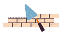 پیش‌نمایش فایل bricks-laying-with-trowel-10342014 از پک پیمانکاران سازندگان