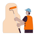 پیش‌نمایش فایل hispanic-construction-worker-painting-walls-10342024 از پک پیمانکاران سازندگان