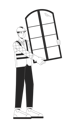 پیش‌نمایش فایل caucasian-construction-worker-holding-window-10342158 از پک پیمانکاران سازندگان