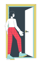 پیش‌نمایش فایل asian-female-employee-leaving-door-10368063 از پک روند ترک کار آرام در محیط کار