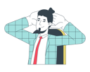 پیش‌نمایش فایل bearded-office-man-keeping-hands-behind-head-10368037 از پک روند ترک کار آرام در محیط کار