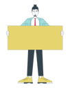 پیش‌نمایش فایل caucasian-office-man-standing-with-placard-10368065 از پک روند ترک کار آرام در محیط کار